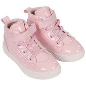 A'Dee Girls Pale Pink High Top Trainers